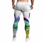 Weed Adventures of Rick and Morty Melting Art Jogger Pants