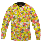 Weed Hemp Marijuana Pattern Colorful All Over Print Hoodie