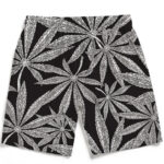 Weed Kush Mary Jane Leaves Elegant Men's Beach Shorts