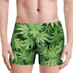 Weed Marijuana Plant Leaves Cool Wonderful Men's Boxer Brief