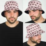 Weed Not Allowed Signage Logo Pattern Badass Bucket Hat