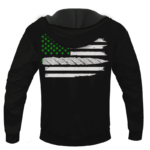 Weed US Flag Joint 420 Marijuana Adult Pullover Hoodie