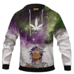 Whiz Khalifa Dreaming About Galaxy Marijuana Pullover Hoodie