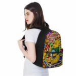 Winnie the Pot Head Kush Tripping Colorful Shrooms Backpack