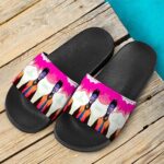 Wiz Khalifa Pink Weed Smoke Art Marijuana Dope Slide Sandals