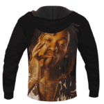 Wiz Khalifa Smoke The Weed Awesome Black Hoodie - BACK