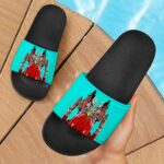 Wiz Khalifa Smokes Blunt Mirror Art Cannabis Slide Footwear