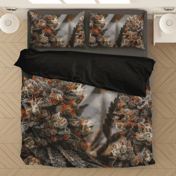 Wonderful Marijuana Kush Nugs All Over Print Bedding Set