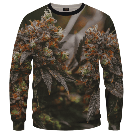 Wonderful Marijuana Kush Nugs All Over Print Sweatshirt