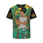 Your Body Your Choice Cool Colorful Marijuana T-Shirt