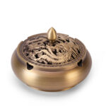 Vintage Chinese Dragon Clouds Art Pattern Ashtray for Stoners