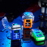 Waterproof Shell Charging Pulse Weatherproof Lighter for Weed