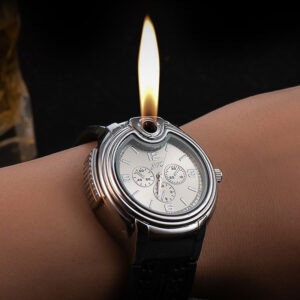 Stylish Metal Watch Multi-Purpose Gas Torch Lighter for Weed