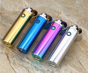 Electric Double Pulse Smokeless USB Pipe Lighter for Weed