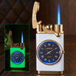 Luminous Electronic Watch Butane Torch Lighter for Weed