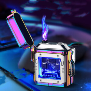 Electronic Transparent USB Charging Weatherproof Lighter for Weed