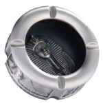 Retro Vintage Silver & Gold Egypt Pharaoh Ashtray for Stoners