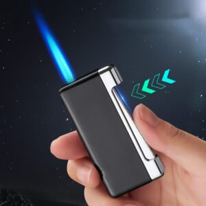 Electronic Blue Flame Windproof Lighter for Weed