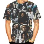 Bob Marley Iconic Moments Photo Collage Art Men's T-Shirt
