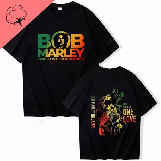 Bob Marley One Love Experience Graphic Black Men's T-Shirt