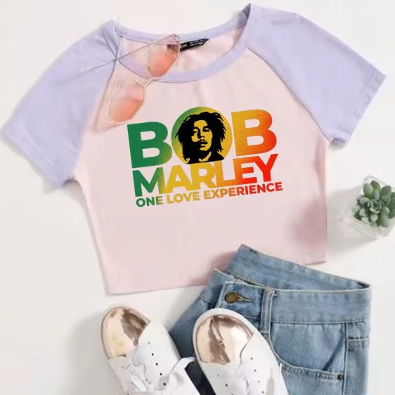 Bob Marley One Love Experience Pink & Purple Women's T-Shirt