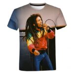 Bob Marley Reggae Legend Concert Performance Men's T-Shirt