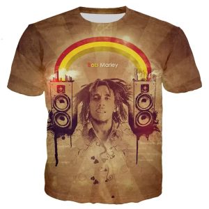 Bob Marley Vintage Reggae Music Sound Icons Men's T-Shirt