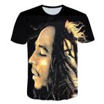 Iconic Bob Marley Lion Spirit Rasta Tribute Men's T-Shirt