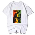 Jamaican Artist Bob Marley Rasta Tribute White Men's T-Shirt
