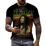 Jamaican Bob Marley Rebel Reggae Vintage Men's T-Shirt