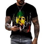 Love The Life Bob Marley Rasta Smoke Reggae Men's T-Shirt