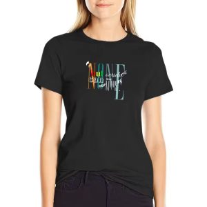 None But Ourselves Bob Marley Lyrics Black Women's T-Shirt