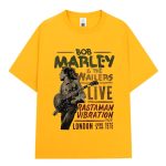 Rastaman Vibration Bob Marley 1976 Live Yellow Men's T-Shirt