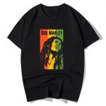 Reggae Legend Bob Marley Rasta Tribute Black Men's T-Shirt
