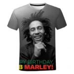 Reggae Singer Bob Marley Birthday Tribute Men's T-Shirt