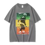 Vintage Bob Marley Playing Soccer Dark Gray Men's T-Shirt