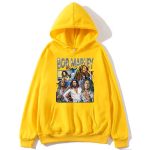 Music Legend Bob Marley Collage Tribute Art Yellow Hoodie
