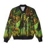 Psychedelic Bob Marley Vibrant Stage Art Bomber Jacket