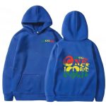 Reggae Bob Marley One Love Typography Vibrant Blue Hoodie