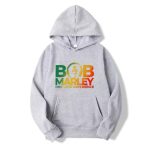 Reggae Singer Bob Marley One Love Experience Gray Hoodie