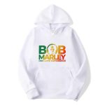 Reggae Singer Bob Marley One Love Experience White Hoodie