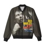 Spirit Dancer Bob Marley Typography Art Bomber Jacket